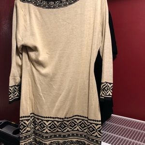 Patterned Sweater Dress